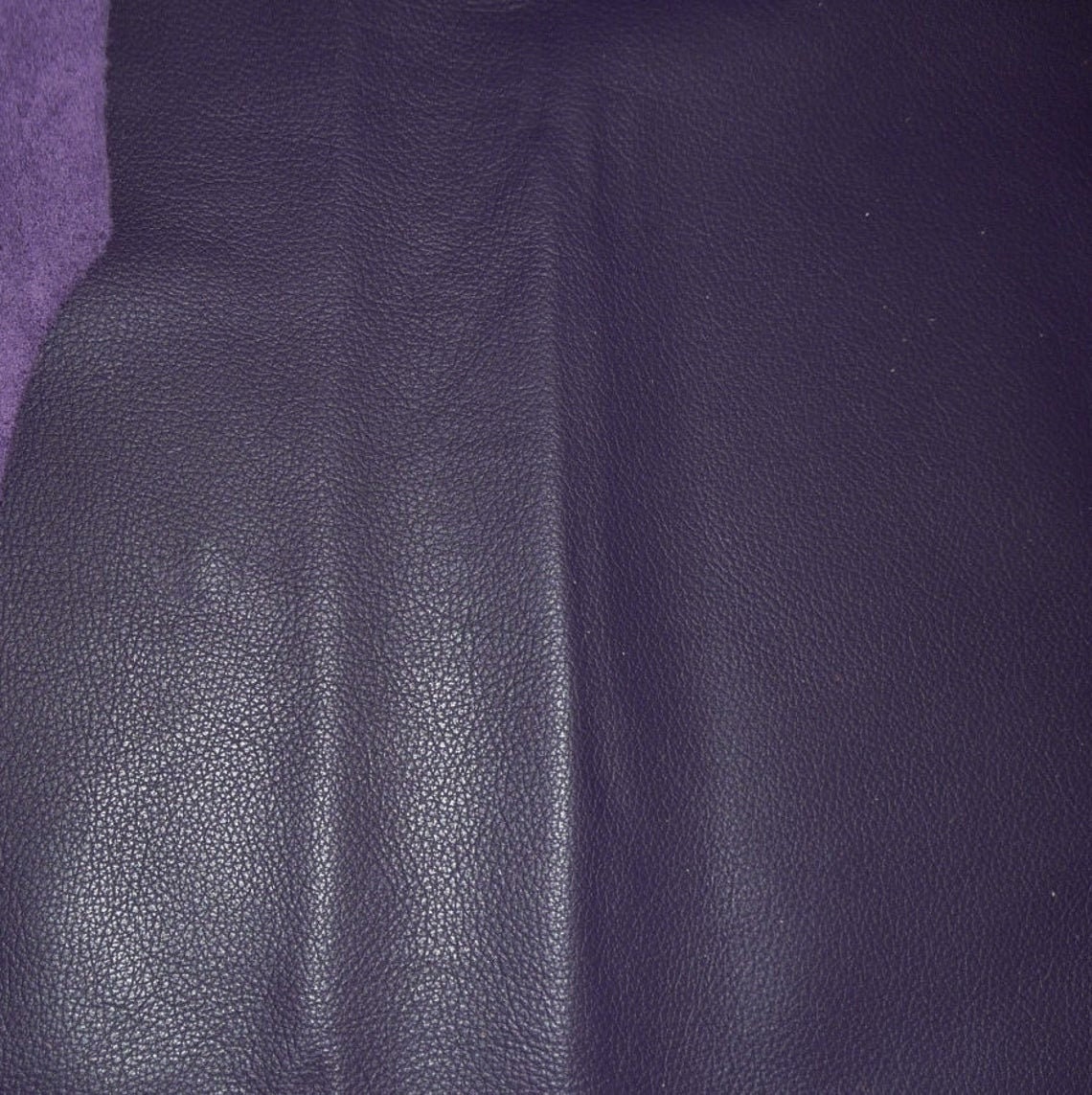Leather 8"x10" DIVINE Dark Purple TOP grain soft  Cowhide 2…