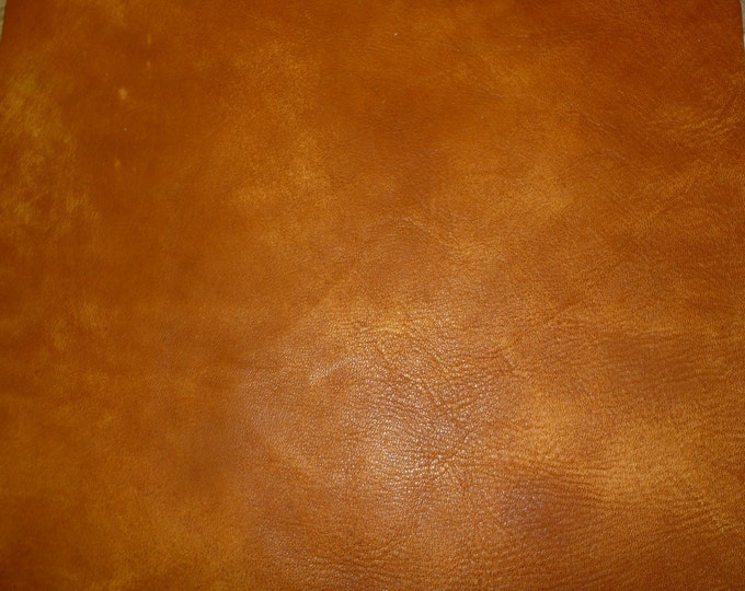 Leather 20"x20" Artisan Tie Dye HONEY / BURNT ORANGE  Cowhide 3-3.5 oz / 1.2-1.4 mm PeggySueAlso®  E2920-02 Hides available