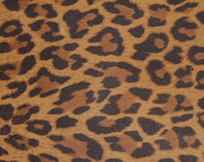 New Darker dye lot SUEDE 3-4-5-6 sq ft HONEY Mustard Brown Mini Cheetah / Leopard Suede Leather 2.5-3oz/1-1.2 mm PSA E6730-04 hides too