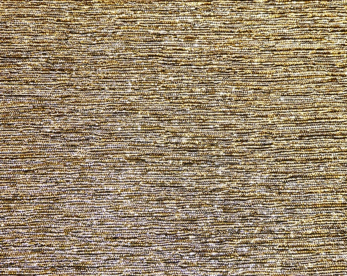 8"x10" Silver Gold Blended GLITTER METALLIC applied to Leather Cowhide for firmness 3.5-4oz/1.4-1.6mm PeggySueAlso® E4350-02