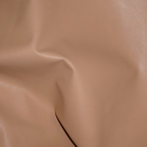 Plonge 12"x12" CREAMED COFFEE Thin Full Grain Cowhide Leather 1.75oz/0.7 mm - PeggySueAlso® E2843-11  hides available