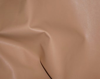 Plonge 8"x10" CREAMED COFFEE Thin Full Grain Cowhide Leather   1.75oz/0.7 mm - PeggySueAlso E2843-11  hides available