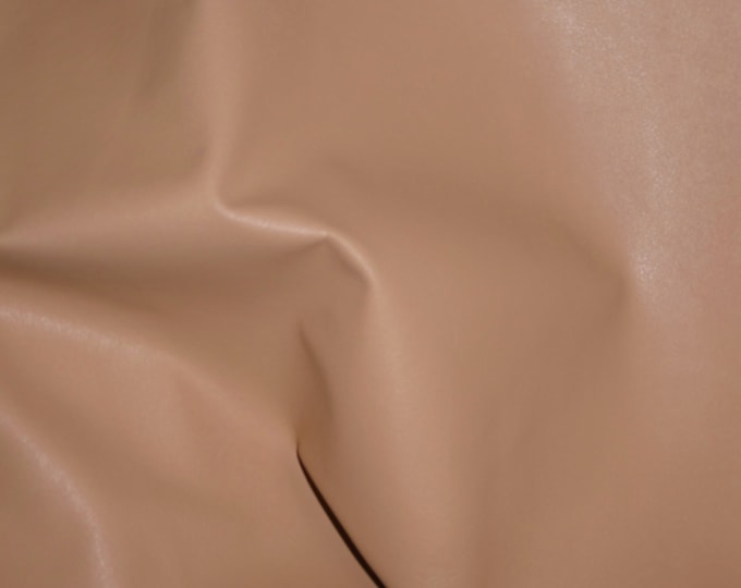 Plonge 8"x10" CREAMED COFFEE Thin Full Grain Cowhide Leather   1.75oz/0.7 mm - PeggySueAlso E2843-11  hides available