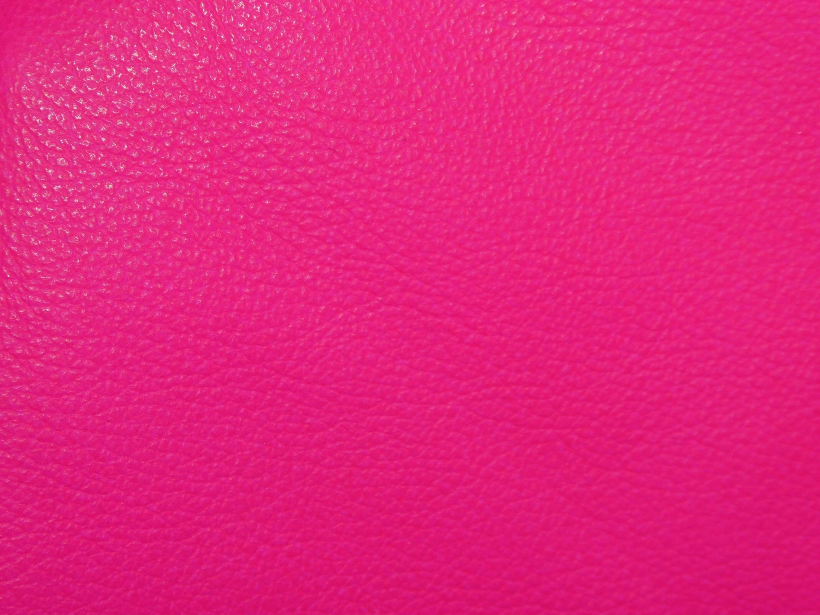 Piel de vaca neón rosado leopardo diseño 2,4 mm espesor real pieza cuero 52 
