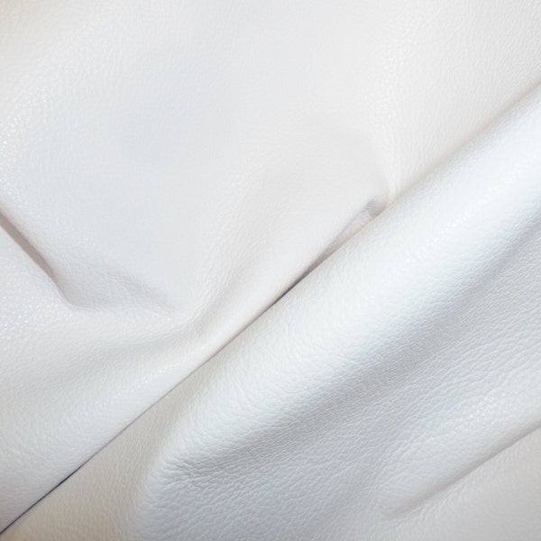 Divine 12"x12" Bright WHITE Top Grain Cowhide Leather  2.5 oz / 1 mm Available in  Hides PeggySueAlso® E2885-29 hides available