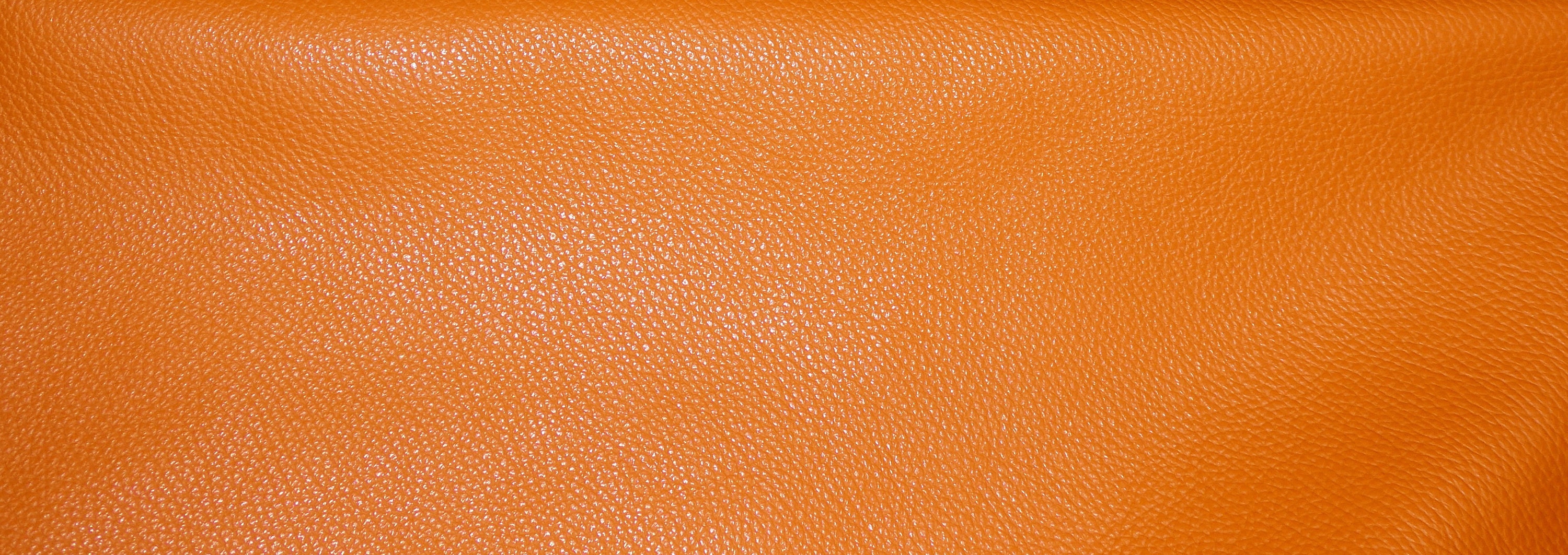 Imperial 8x10 BURNT ORANGE Finished Pebble Grain Thick yet soft Italian