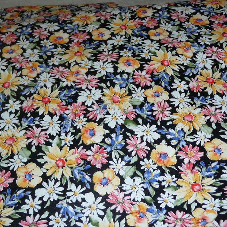 Leather 5x11 Black Flower Garden COWHIDE multicolored Floral pattern Cowhide 2-2.5 oz 0.8-1 mm #350 PeggySueAlso\u2122 E2176-01A limited