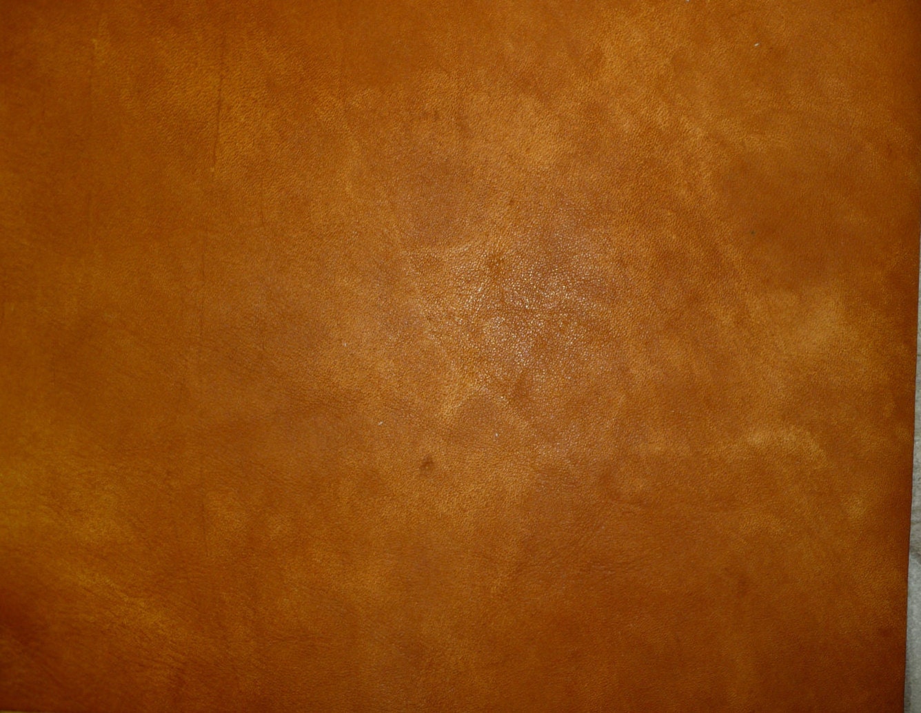 Leather 12"x12" Artisan Tie Dye HONEY / BURNT ORANGE Cowhid…