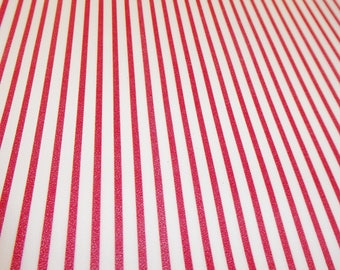 Leather 12"x12" Candy Cane RED PTR stripes on White Medium firm not real soft Cowhide 2.5-3oz/1-1.2mm PeggySueAlso® E3097-04