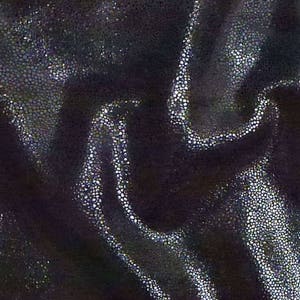Smooth Stingray 10&quot;x24&quot;, 12&quot;x20&quot;, 12&quot;x24&quot;, or 14&quot;x17&quot; MIDNIGHT BLACK Cowhide Leather 3-3.5oz/1.2-1.4mm PeggySueAlso® E1290-20 hides too