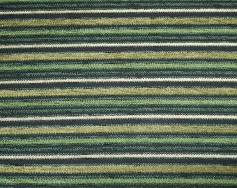 STRIPED TWEED 5"x11" Forest GREEN, sage, Black, Tan Tweed Fabric applied to Cowhide Leather for firmness 5.5 oz/2.2 mm PeggySueAlso E5612-23