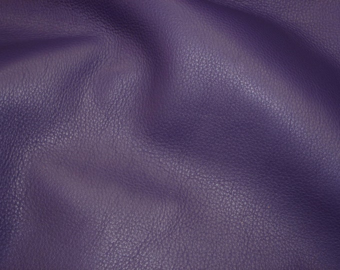 King 12"x12" PURPLE Rich Soft Full grain SOFT Cowhide Leather 3-3.5 oz / 1.2-1.4 mm PeggySueAlso E2881-14  hides available
