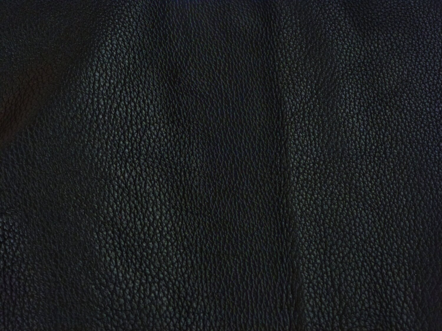 Leather 8x10 RICH Black Buffalo embossed Cowhide Heavily grained