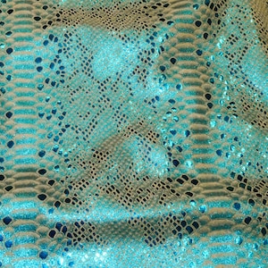 Piel de vaca gamuza color camello color turquesa oscuro/azul verdoso metalizado de 12" x 12" MYSTIC de PeggySueAlso® E2868-88