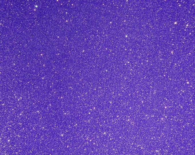 Fine GLITTER 3-4-5-6 sq ft DARK PURPLE Fabric applied to Leather THiCK 4.5-5.5oz/ 1.8-2.2 mm PeggySueAlso® E4355-20