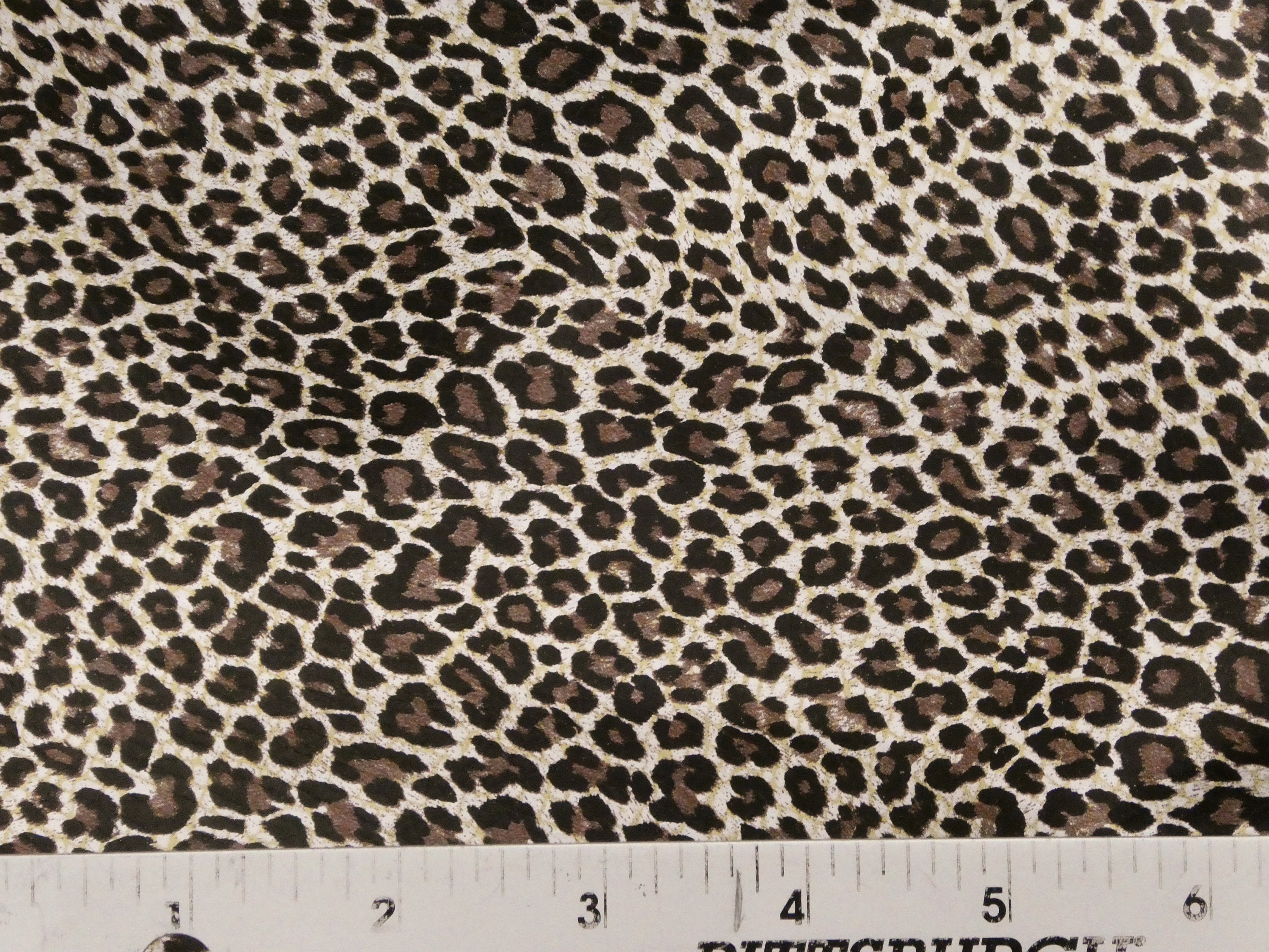 Leather 8x10 BABY Chocolate Cheetah Print Cowhide | Etsy