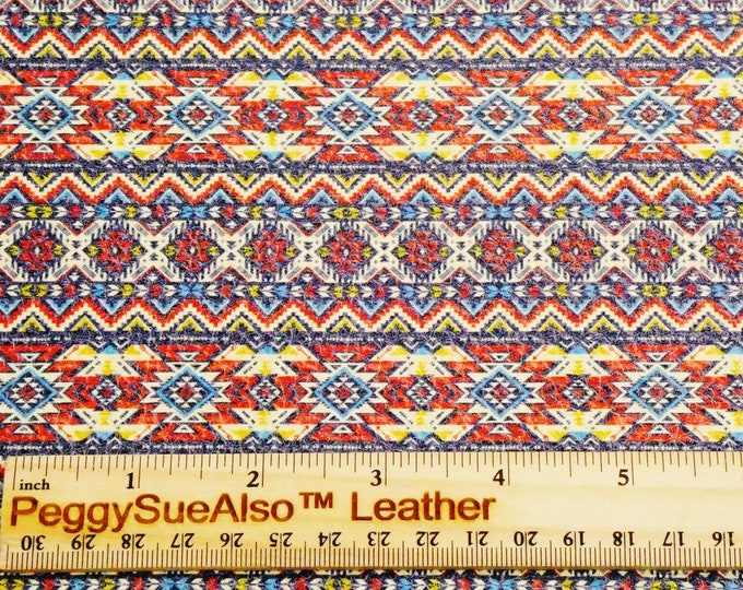 Leather 12"x12" AZTEC DREAM cowhide 3-3.25oz /1.2-1.3 mm PeggySueAlso E1571-11