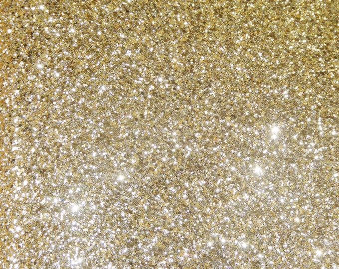 Chunky Glitter 2 pieces 4"x6" True All GOLD applied to Leather for firmness Very THICK 6-7oz/2.4-2.8mm PeggySueAlso® E4355-13