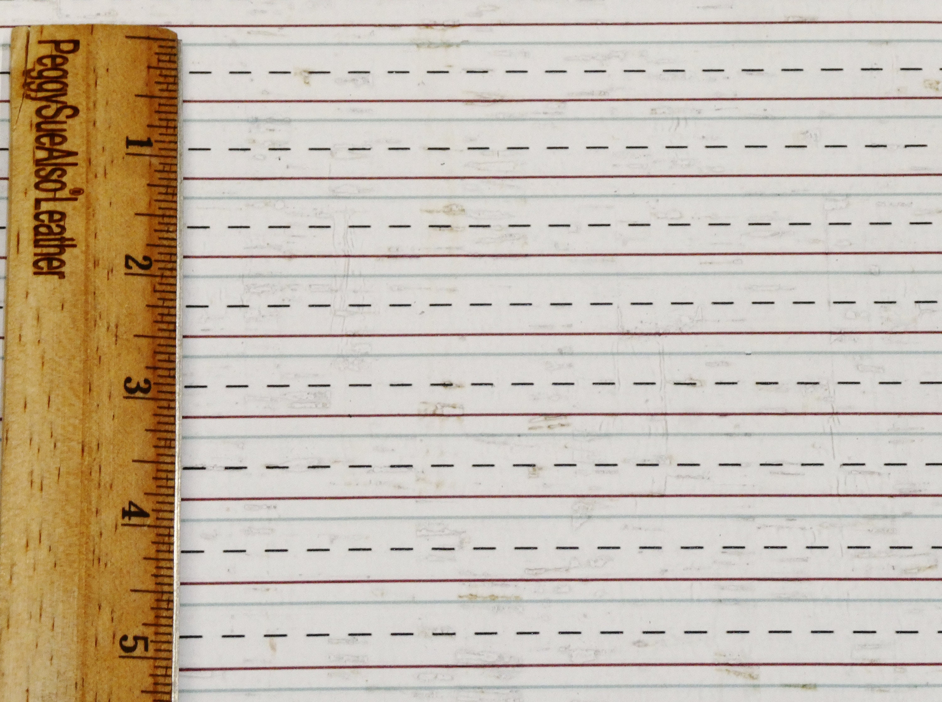 Cork 8x10 SCHOOL Hand writing TABLET Paper Print applied to Leather ...