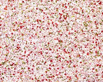 Chunky Glitter 8"x10" CANDY CANE Red Glitter Fabric applied to Leather Thick 5.5-6oz /2.2-2.4 mm PeggySueAlso® E4355-48 Christmas