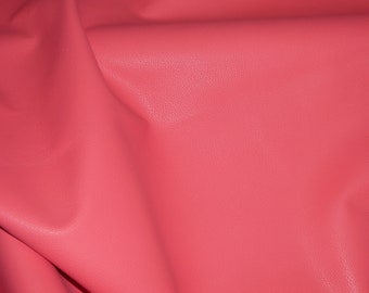 Divine 8"x10" Deep Sea CORAL Top Grain Cowhide Leather 2.5oz/ 1mm PeggySueAlso® E2885-54 Hides Available Devine