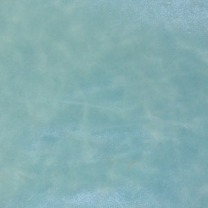 Fine Riviera 12&quot;x12&quot; Pull up effect ROBIN EGG with a slight sheen Cowhide Leather a softer, richer Riviera PeggySueAlso® 3oz/1.2 mm E2933-01