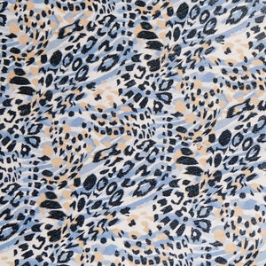 Cork 5"x11" CAMO LEOPARD Cork applied to leather Thick 5.5oz/2.2mm PeggySueAlso® E5610-199