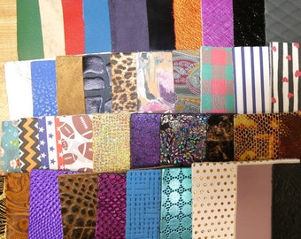 overstock Sale!! 4"x6"  MYSTERY PACK SALE Solid and Fancy Assorted Colors and Patterns and thicknesses PeggySueAlso®