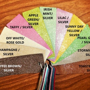 Dazzle 12"x12" Dazzle Silver on STORMY TAUPE Suede Cowhide Leather 2.5 oz / 1 mm PeggySueAlso E8300-14 hides available image 3