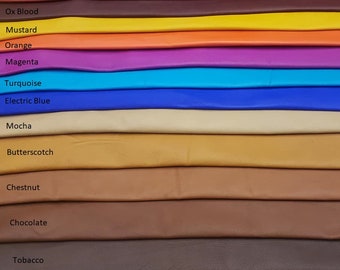 PIEL DE CABRA Cuero 8" X 10" Los colores varían levemente de una pieza a otra Ligeramente defectuoso Pieles enteras también, solo pregunte 2.5-3oz / 1-1.2 mm PeggySueAlso