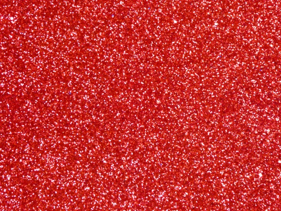 Chunky Glitter 8x10 RED Metallic Applied to Leather 4 Firmness  3.5-4oz/1.4-1.6mm Peggysuealso® E4355-08 