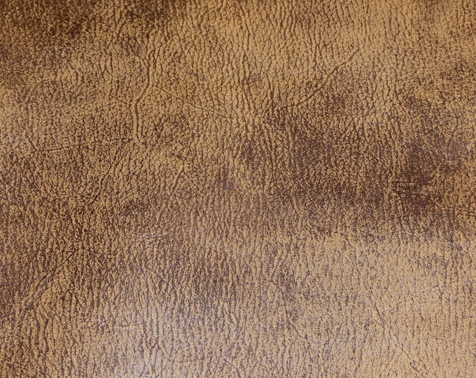 Current color lot 3-4-5 or 6 sq ft Artisan Tie Dye WHISKEY BROWN Cowhide Leather 3.5-4 oz /1.4-1.6 mm PeggySueAlso® E2920-04