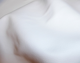 Duchess 12"x12" WHITE (a thinner King) Cowhide leather  2.25-2.75 oz / 0.9-1.1 mm PeggySueAlso® E2080-09 Hides available
