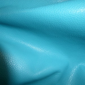 Leather 5&quot;x11&quot; DIVINE True Turquoise top grain Cowhide 2-2.5 oz / 0.8-1 mm PeggySueAlso® E2885-17 Hides Available Devine