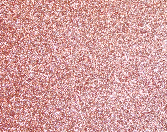 Fine GLITTER 3-4-5 or 6 sq ft MAUVE / Lt. Pink / Rose Gold applied to Leather THiCK 5.25 oz/ 2.1 mm PeggySueAlso® E4355-37