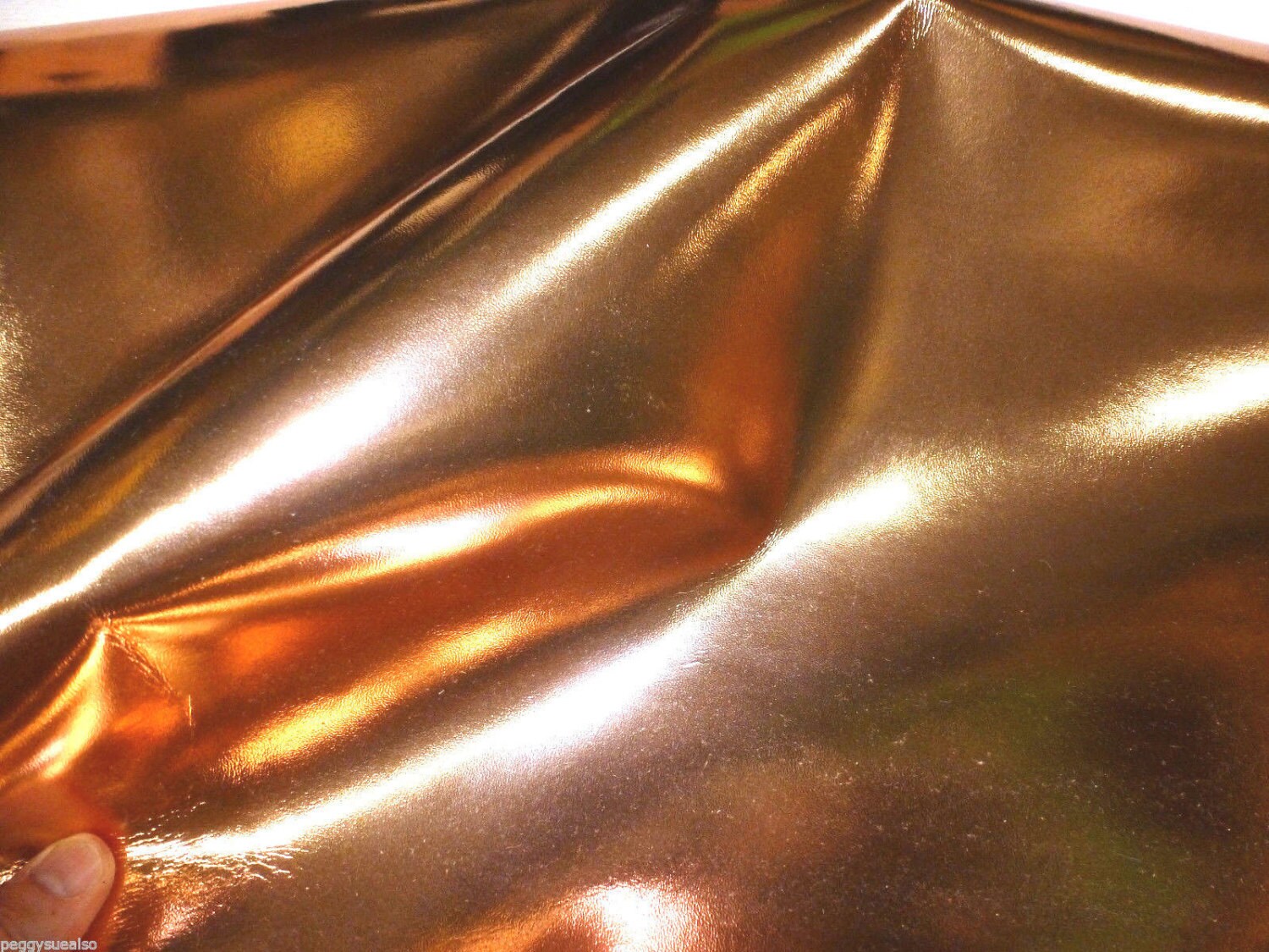Metallic Leather CLOSEOUT 8x10 Smooth Metallic Penny COPPER Foil