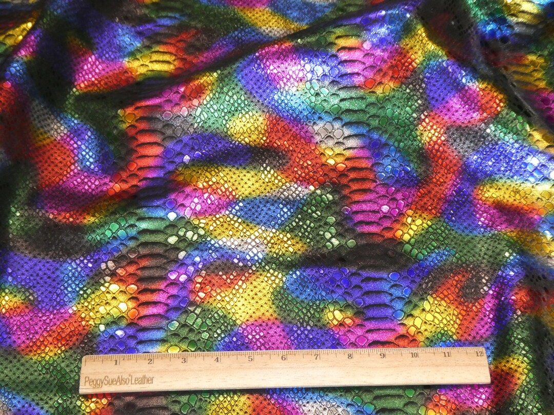 Mystic Python 3-4-5-6 Sqft RAINBOW Red Green Purple Blue Orange Silver ...