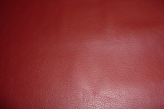 Fine GLITTER 12x12 BRILLIANT RED Fine Glitter applied to Black Leather  THiCK 5.5oz/2.2 mm PeggySueAlso E4355-36