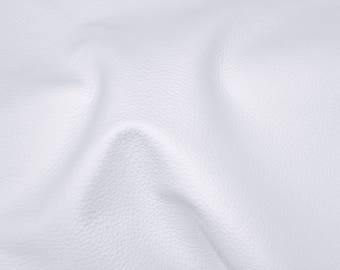 King 8"x10" WHITE Full Grain Cowhide Leather 3-3.5 oz / 1.2-1.4 mm PeggySueAlso™ E2881-12  hides available