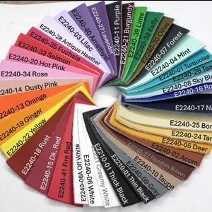 SWATCH RiNG BABY CHOPPER Colors Cowhide Leather Smooth and thick, can be embossed 4.5-5oz/1.8-2 mm 5/64" PeggySueAlso® hides available E2240