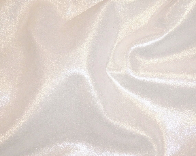 New Lot Dazzle 12"x12" Silver White PEARL Metallic Suede Cowhide Leather, Thicker 4oz/1.6mm PeggySueAlso® E8300-04 hides too