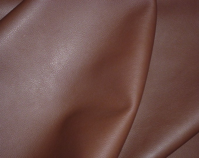 Biker 8"x10" HICKORY Brown Thick Cowhide Leather 3-3.5 oz / 1.2-1.4mm PeggySueAlso® E2879-09 hides available