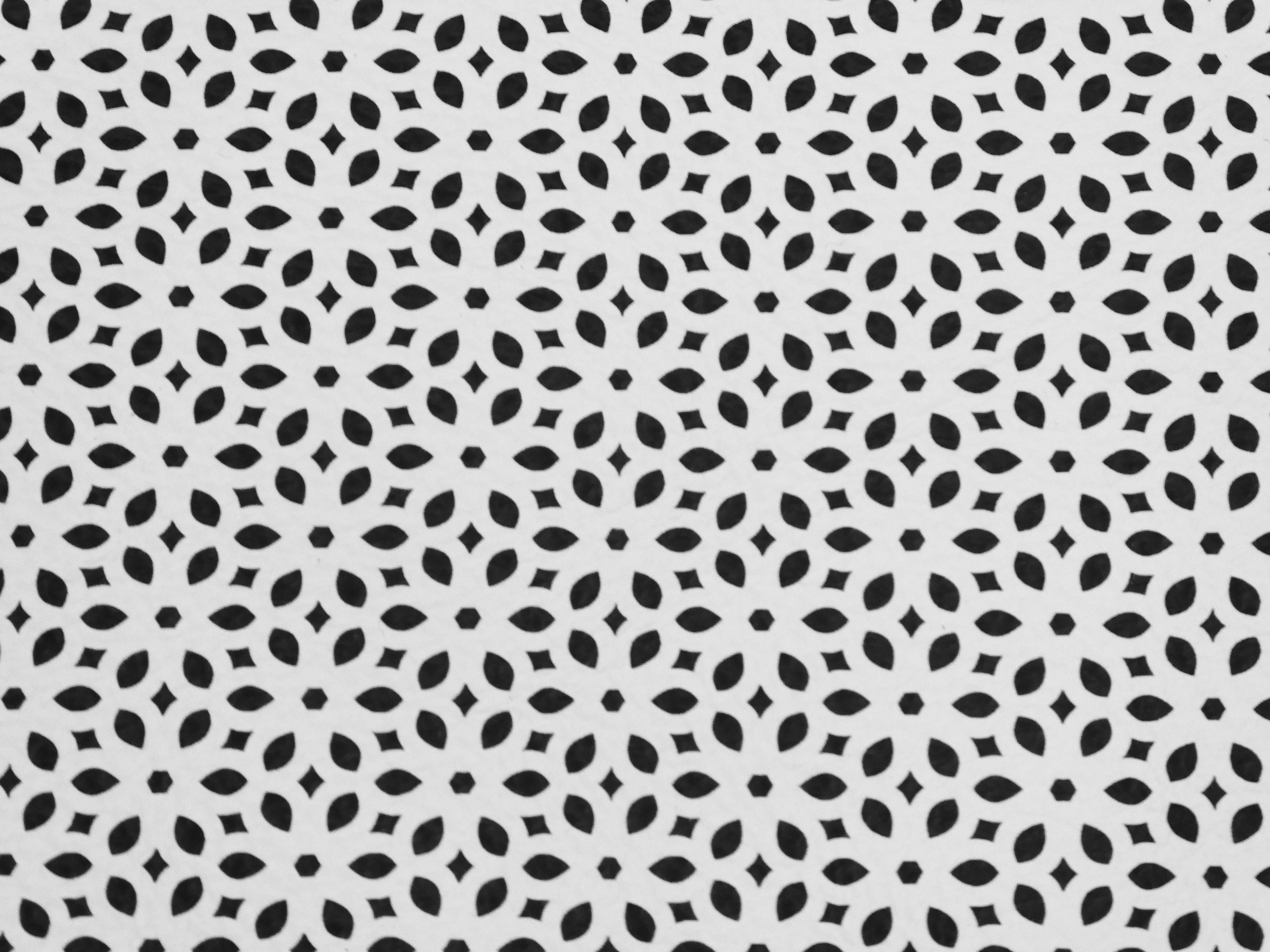 Leather 3-4-5 or 6 sq ft Abstract GEOMETRY MONOCHROME Black Deco Boho on white cowhide 3-3.25oz /1.2-1.3 mm PeggySueAlso E1380-32