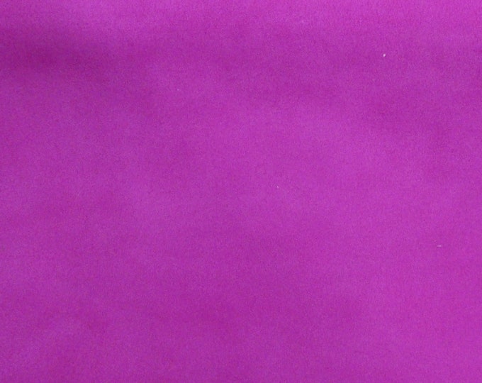 Suede 12"x12" MAGENTA suede Cowhide Leather 3.25-3.75 oz /1.3-1.5 mm PeggySueAlso E2828-09