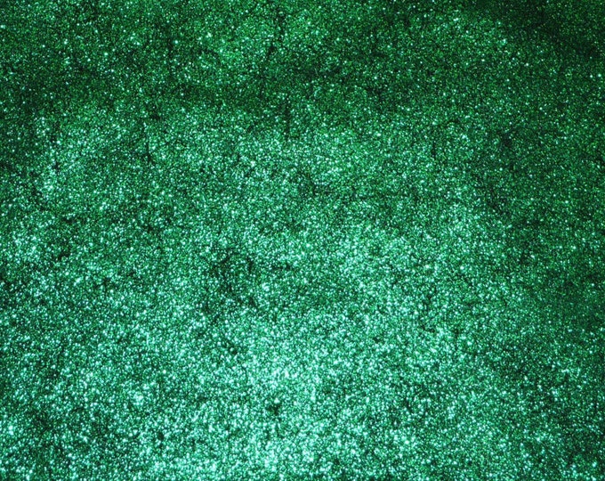 Vintage Crackle 8"x10" EMERALD GREEN Metallic on BLACK Suede Calfskin 2.5-3 oz / 1-1.2 mm PeggySueAlso® E2844-13 hides available