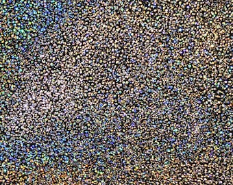 Sparkle 3-4-5 or 6 sq ft IIridescent Halo on BLACK SUEDE Leather 3-3.25 oz / 1.2-1.3 mm PeggySueAlso® E7500-15 pride