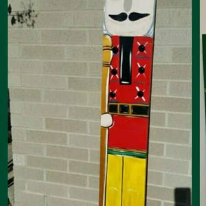 Nutcracker Porch Board- sign porch board porch decor Christmas sign door decor housewares custom sign porch sign nutcracker board plank sign
