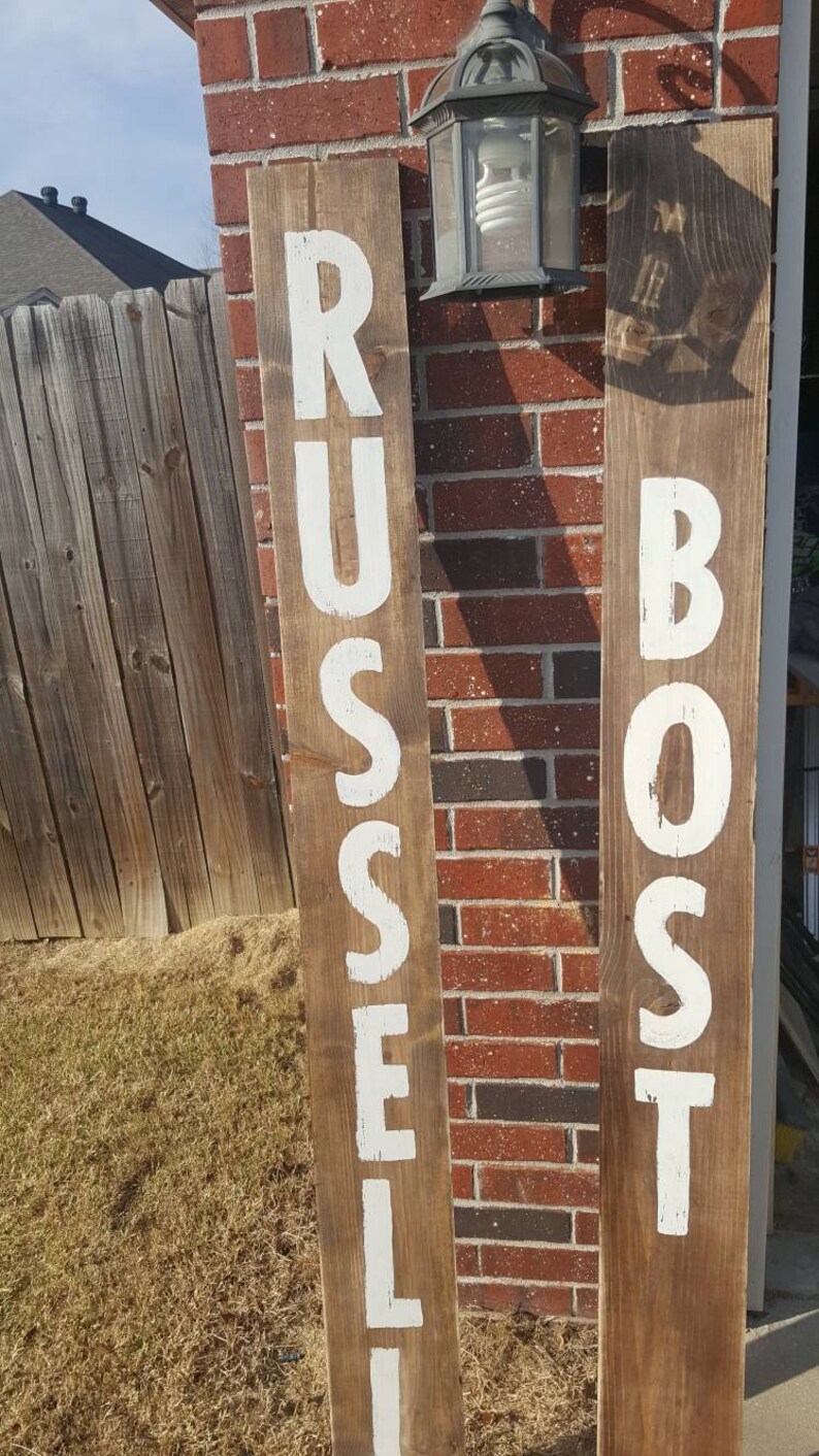 Name Porch Boardsign porch board porch decor rustic sign Etsy