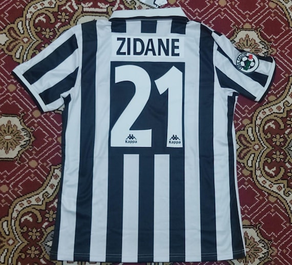Zidane Juventus 96/97 Retro Jersey – Vintage Football Shirt - Etsy