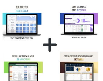 Sistema completo per l'organizzazione della vita quotidiana / Monitoraggio delle abitudini, pianificazione del budget, monitoraggio di attività e progetti / Fogli Google